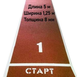 Купить Дорожка для разбега 5 м х 1,25 м. Толщина 8 мм в Кашине 