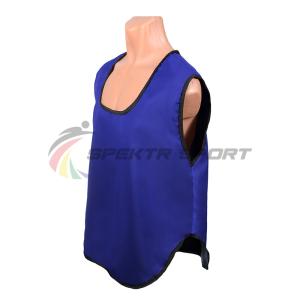 Купить Манишка футбольная односторонняя Spektr Sport синяя, р.36-40 в Кашине 
