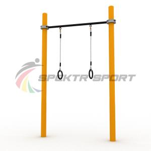 Купить Турник классический для занятий Воркаут с кольцами SP WRK-07 + Rings_76mm в Кашине 