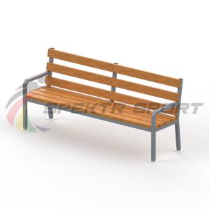 Купить Уличная скамейка со спинкой Дача в Кашине 