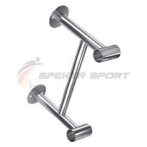 Купить Кронштейн пристенный двухрядного балетного станка Гран Батман из нерж стали в Кашине 