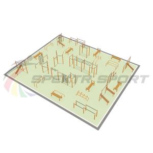 Купить Парковая площадка для Воркаут и WRK 6_76mm в Кашине 