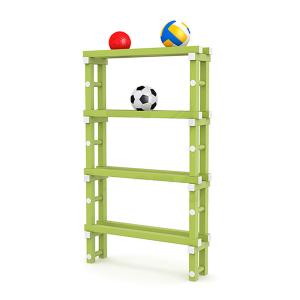 Купить Стеллаж для мячей (для бассейнов) жесткий ПВХ, 1010х260х1660 мм в Кашине 